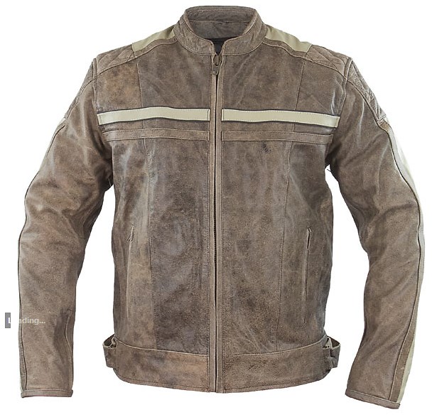 Men’s Tan Leather Jacket with Gun Pocket