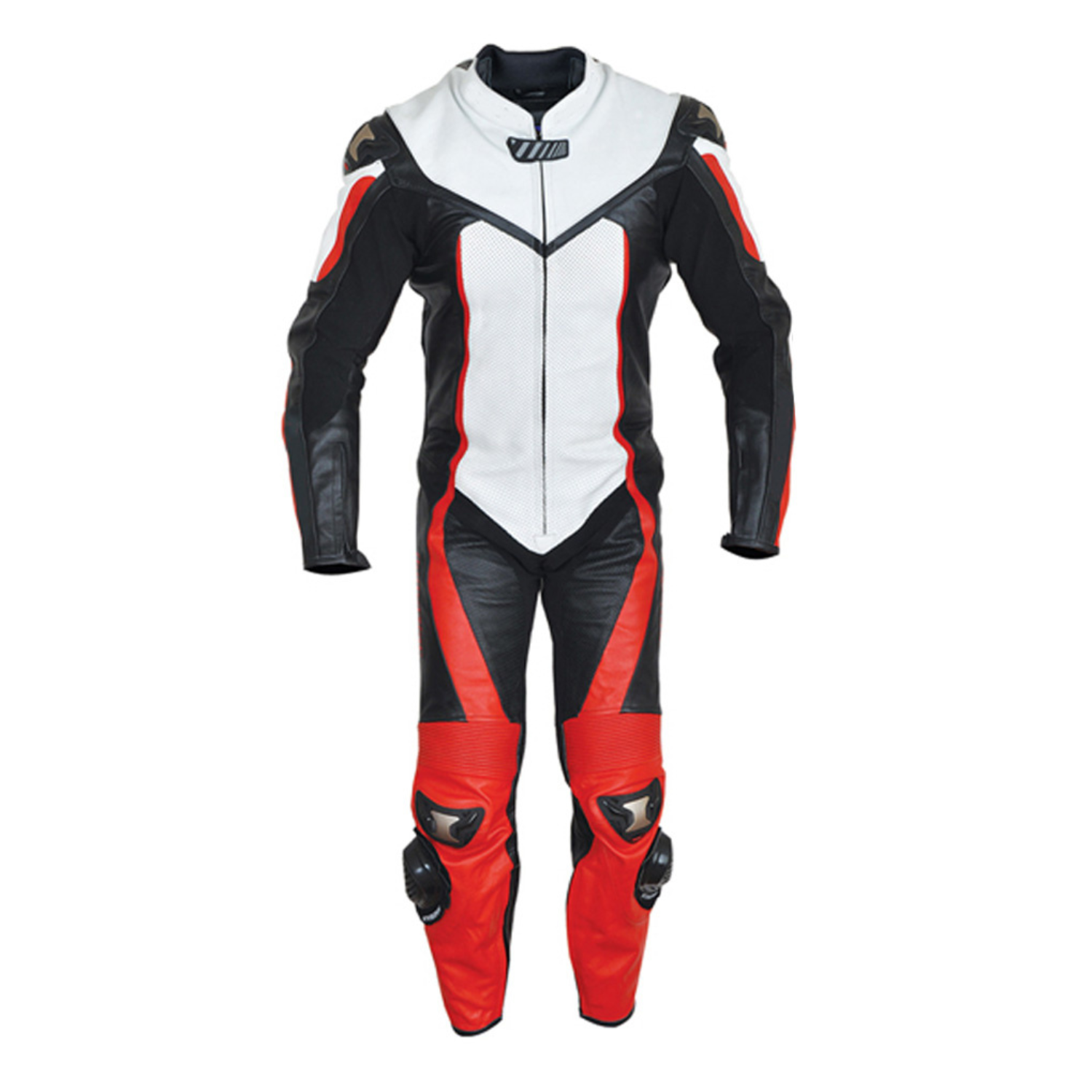 LEATHERAY Men’s Fashion Motorbike Real Leather Suit