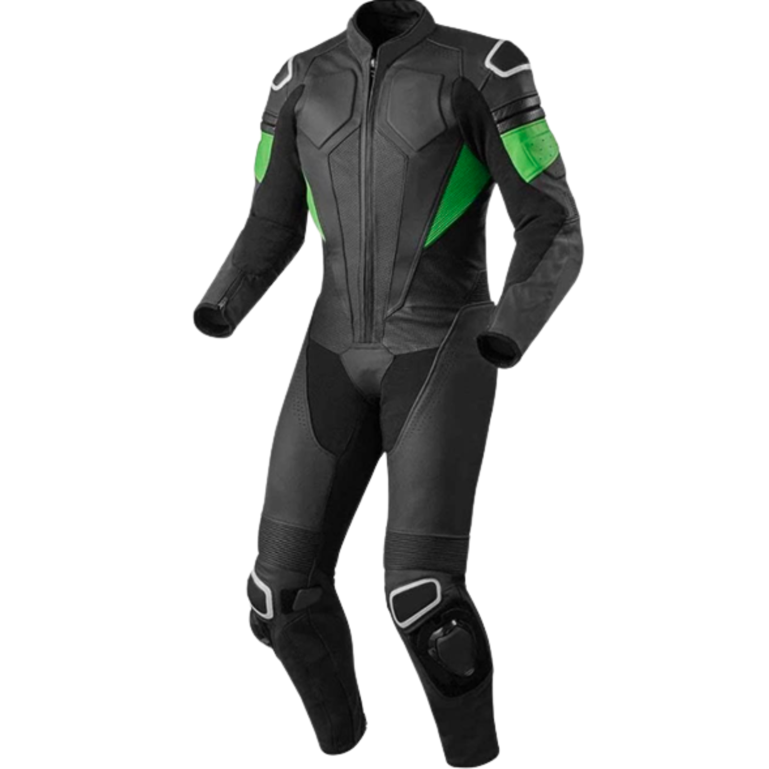 LEATHERAY Men’s Fashion Motorbike Real Leather Suit